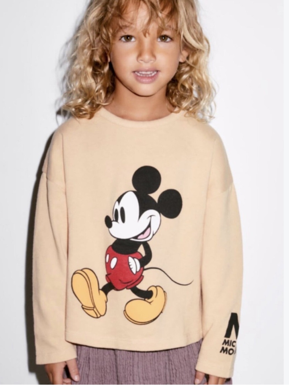 Zara Mickey Mouse sweatshirt